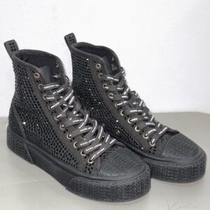 Marc Jacobs Black Studded High-Top Boots